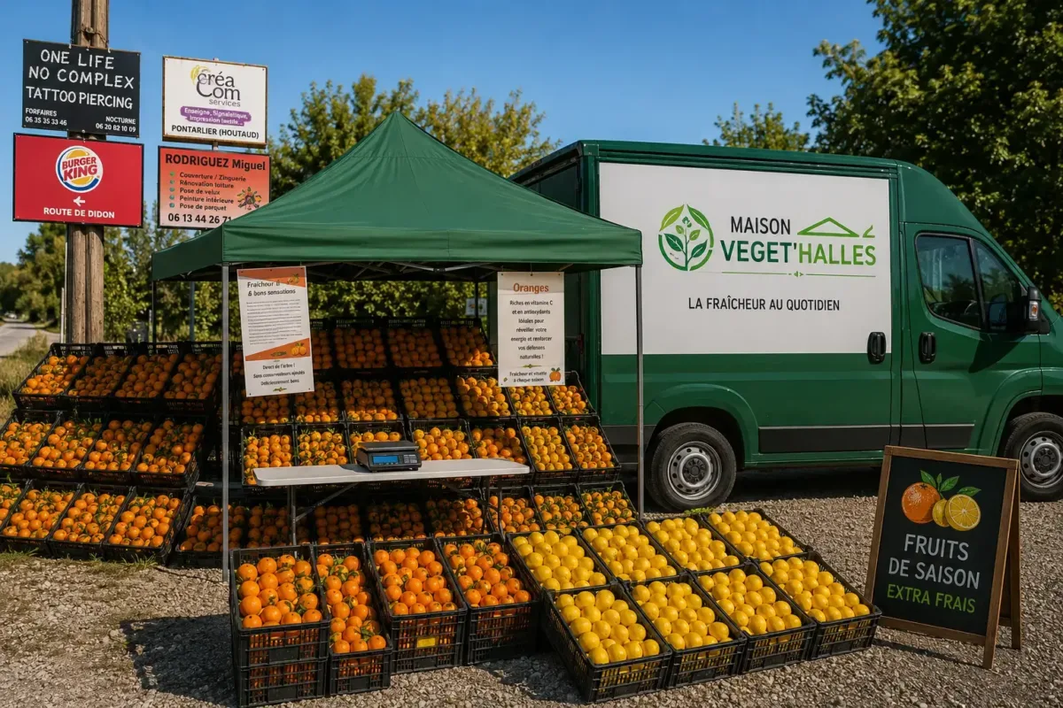Réseau Veget'Halles emplacement camion Réseau Veget'Halles emplacement camion