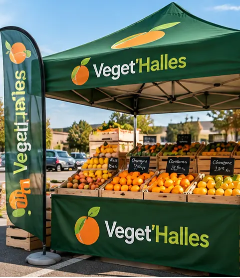 Réseau Veget'Halles location emplacement Qui sommes nous La PLV Réseau Veget'Halles location emplacement Qui sommes nous La PLV